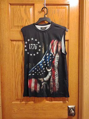 Mainfini We The People 1776 Men's Size Small Tank Top/ Sleeveless Shirt